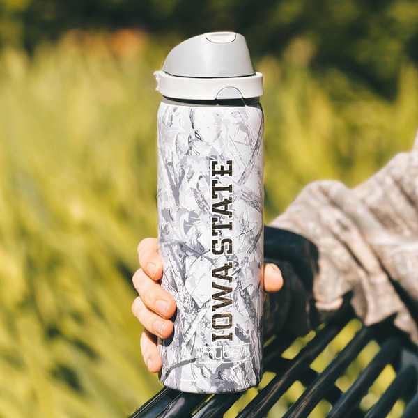 Iowa State Camo Bottle 32-oz